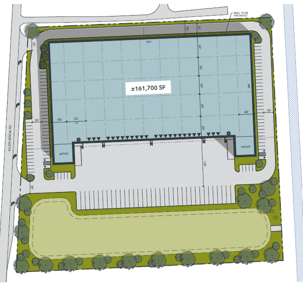 5475 Allen-Genoa Rd, Houston, TX for rent - Site Plan - Image 2 of 3