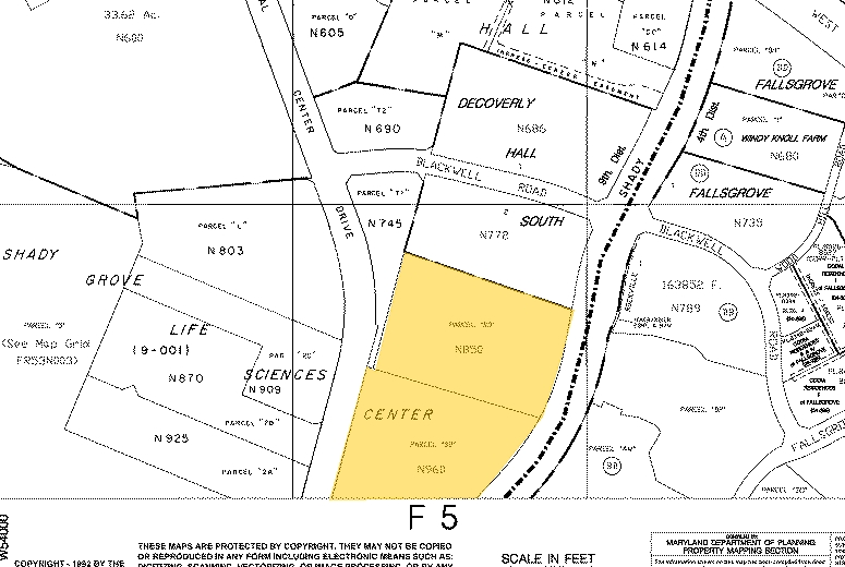 9920 Medical Center Dr, Rockville, MD for rent - Plat Map - Image 2 of 14