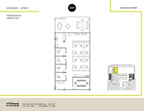 4201 Main St, Houston, TX for rent Floor Plan- Image 1 of 2