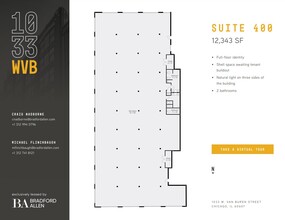 1033 W Van Buren St, Chicago, IL to rent Floor Plan- Image 1 of 9