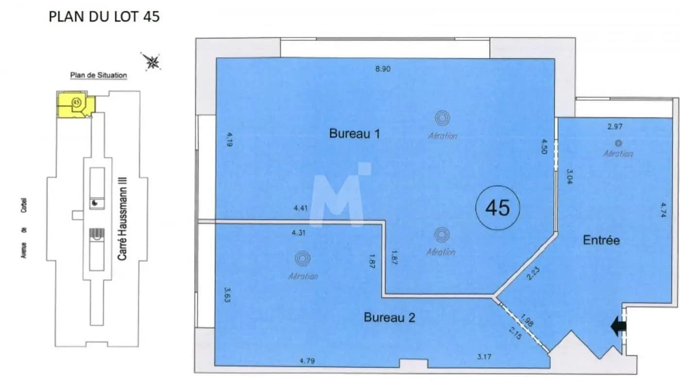 Office in Lieusaint for sale Floor Plan- Image 1 of 1