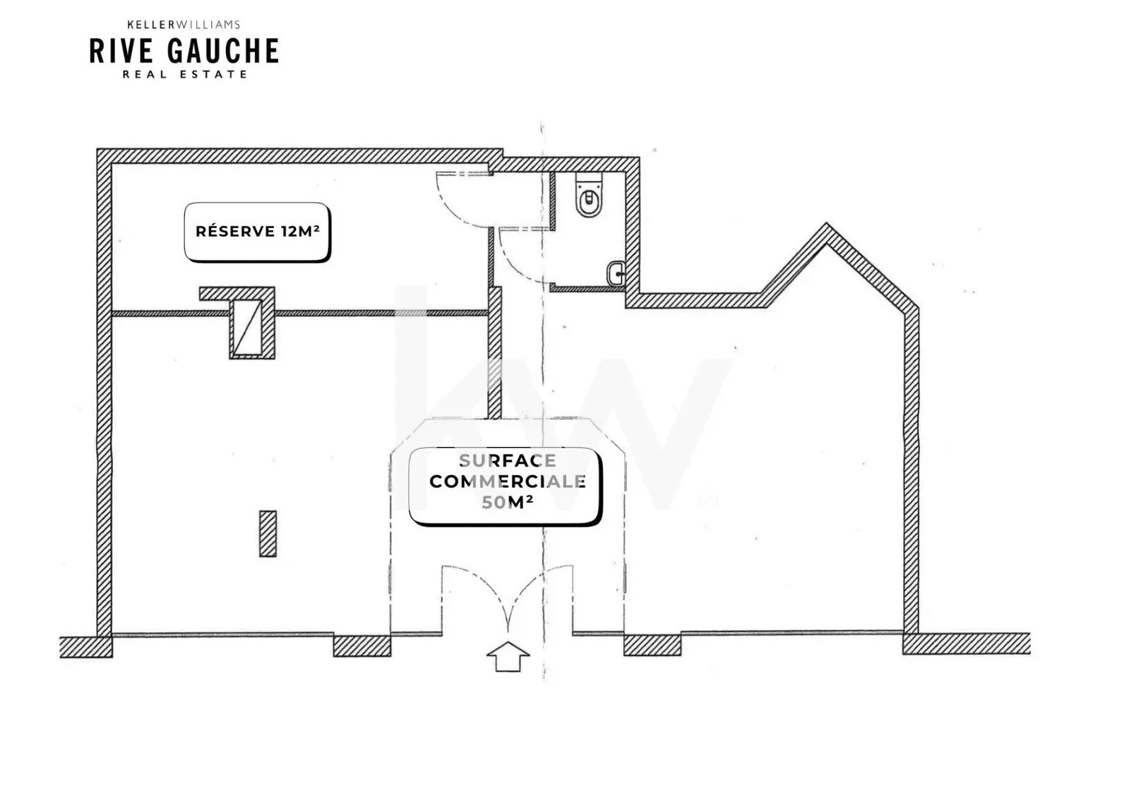 Retail in Issy-les-Moulineaux to rent Floor Plan- Image 1 of 2
