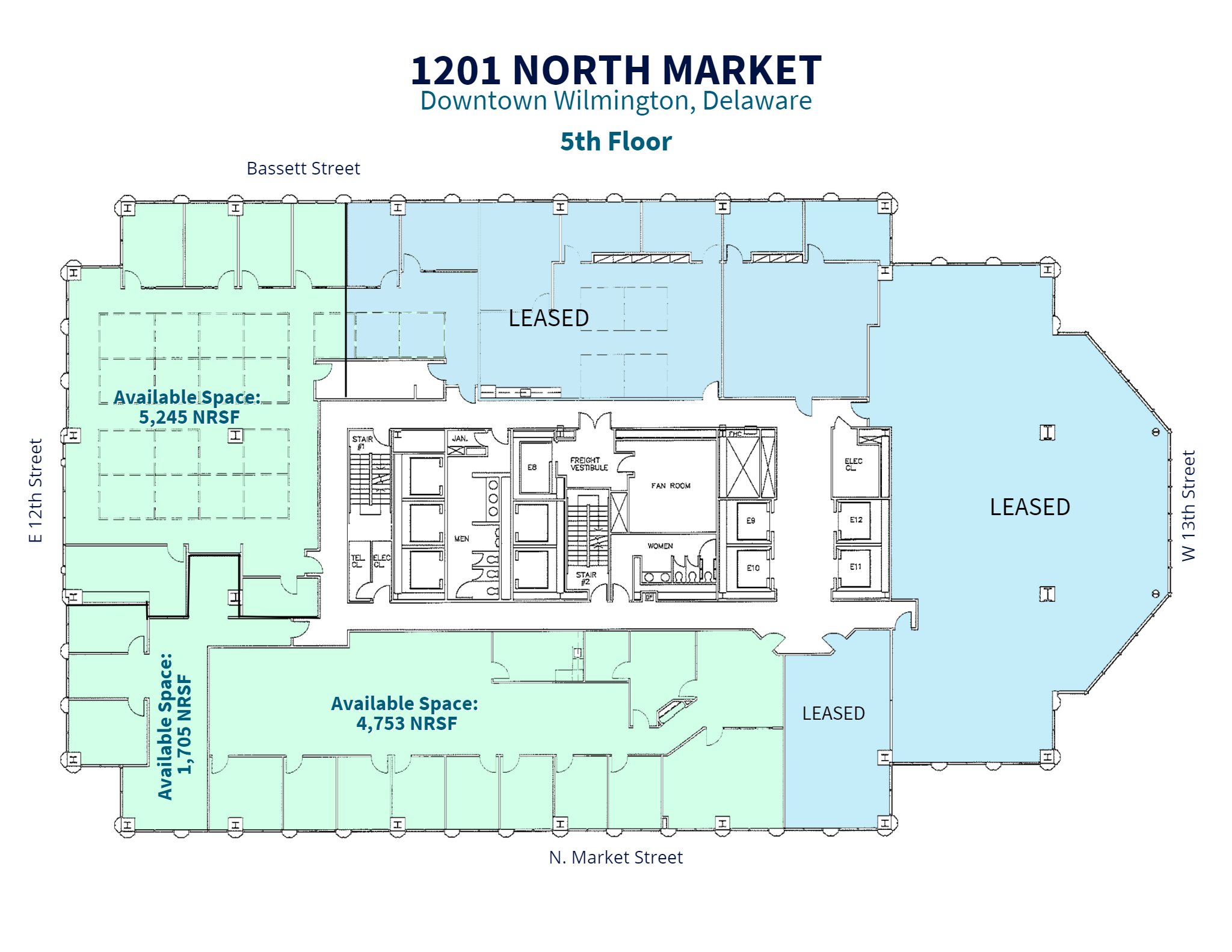 1201 N Market St, Wilmington, DE for rent Floor Plan- Image 1 of 7