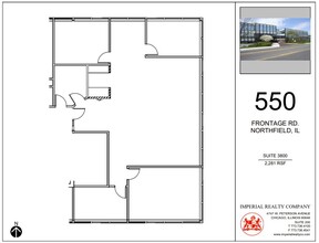 540-550 W Frontage Rd, Northfield, IL for rent Floor Plan- Image 1 of 2