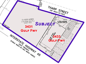 3431 Gulf Freeway, Houston, TX - AERIAL  map view - Image1