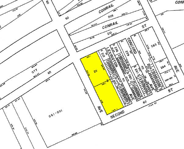 205 Eddystone Ave, Eddystone, PA for sale - Plat Map - Image 3 of 10