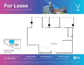 3030 Nowitzki Way, Dallas, TX for rent Floor Plan- Image 1 of 17