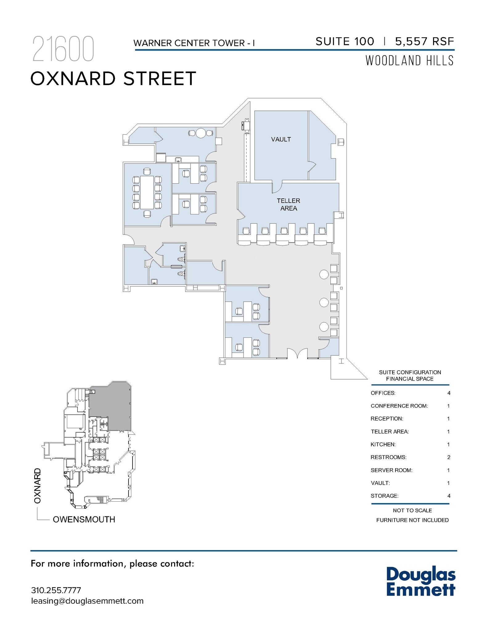 21600 Oxnard St, Woodland Hills, CA to rent Floor Plan- Image 1 of 1