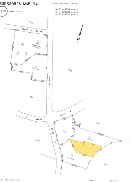 5139-5145 Johnson Dr, Pleasanton, CA for rent - Plat Map - Image 3 of 4