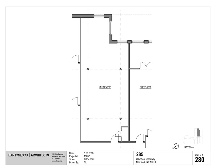 285 W Broadway, New York, NY for rent - Site Plan - Image 3 of 3