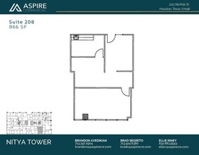 2211 Norfolk St, Houston, TX for rent Floor Plan- Image 1 of 1