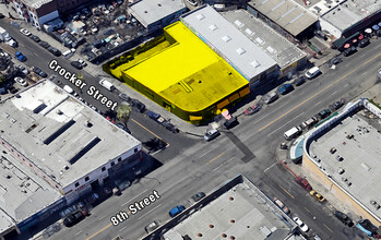 732 E 8th St, Los Angeles, CA - aerial  map view