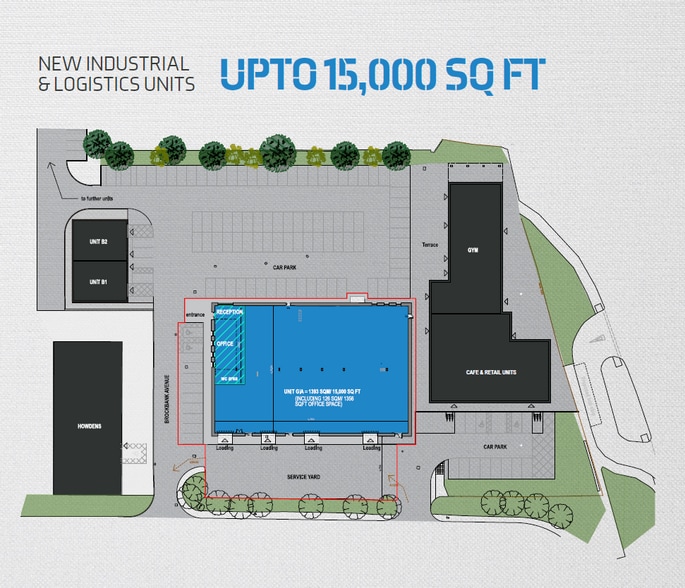 Unit 3-8 Delta Point Lune Business Park, Lancaster to rent - Site Plan - Image 2 of 3