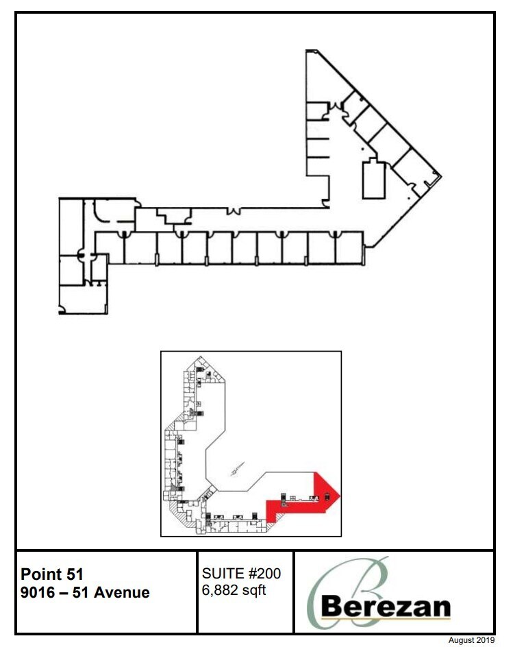 9004-9090 51st Ave NW, Edmonton, AB to rent Floor Plan- Image 1 of 1