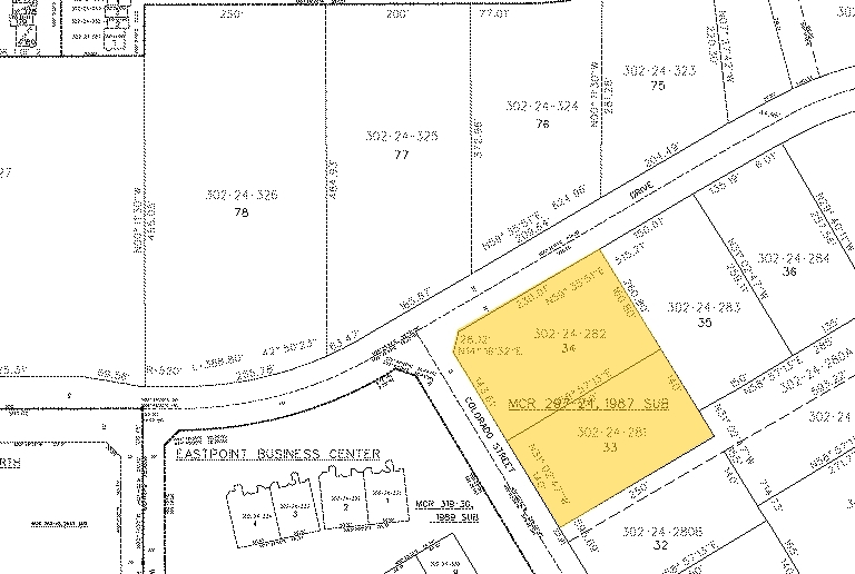 211-381 E Chilton Dr, Chandler, AZ for rent - Plat Map - Image 2 of 7