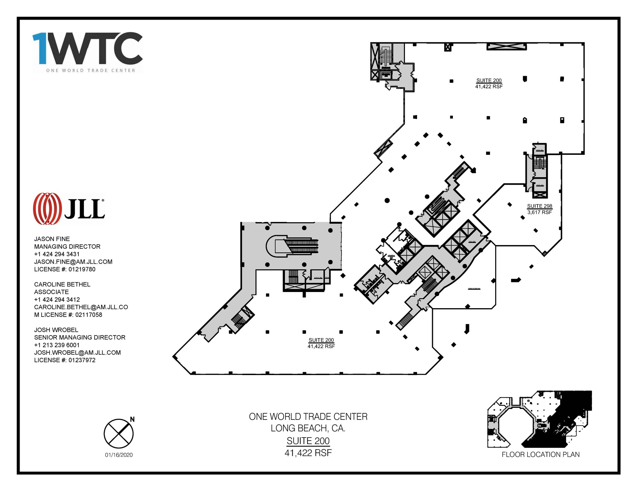 1 World Trade Ctr, Long Beach, CA to rent Floor Plan- Image 1 of 1