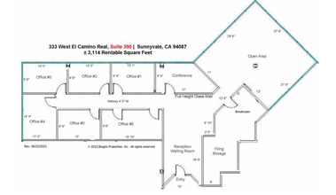 333 W El Camino Real, Sunnyvale, CA for rent Floor Plan- Image 1 of 1