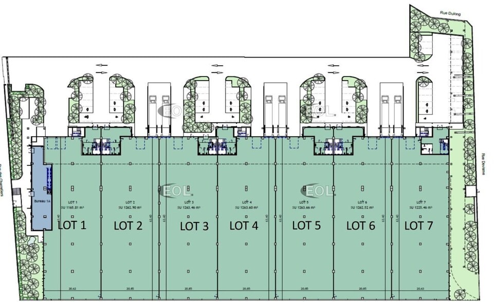 Light Industrial in Argenteuil to rent - Site Plan - Image 2 of 6