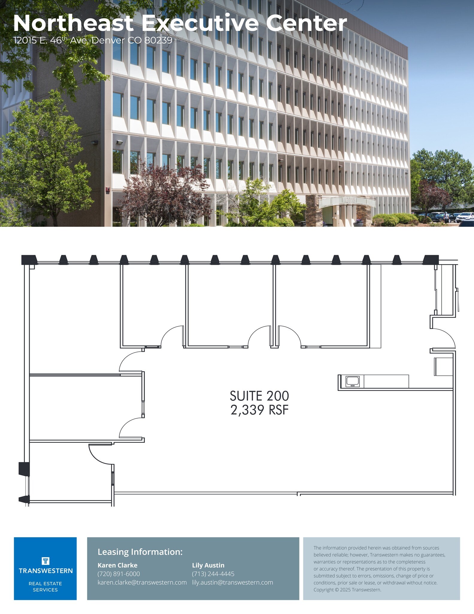12015 E 46th Ave, Denver, CO to rent Site Plan- Image 1 of 2