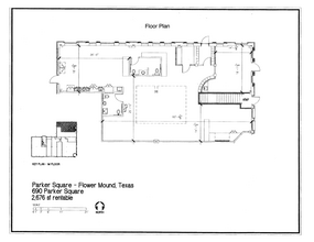 300-900 Parker Sq, Flower Mound, TX for rent Floor Plan- Image 1 of 1