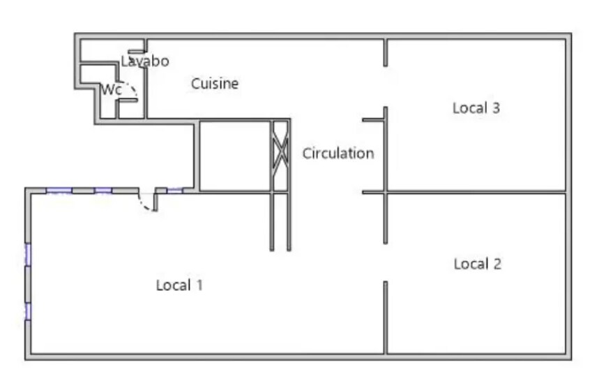 Paris, PAR 75009 - Unit Lot 1 - - Floor Plan - Image 2 of 3