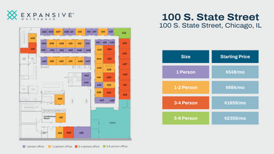 100-112 S State St, Chicago, IL for rent Floor Plan- Image 1 of 4