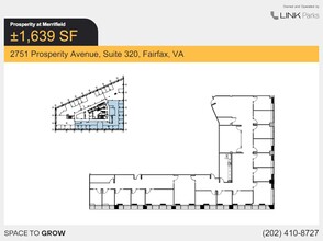 2701 Prosperity Ave, Merrifield, VA for rent Floor Plan- Image 2 of 2