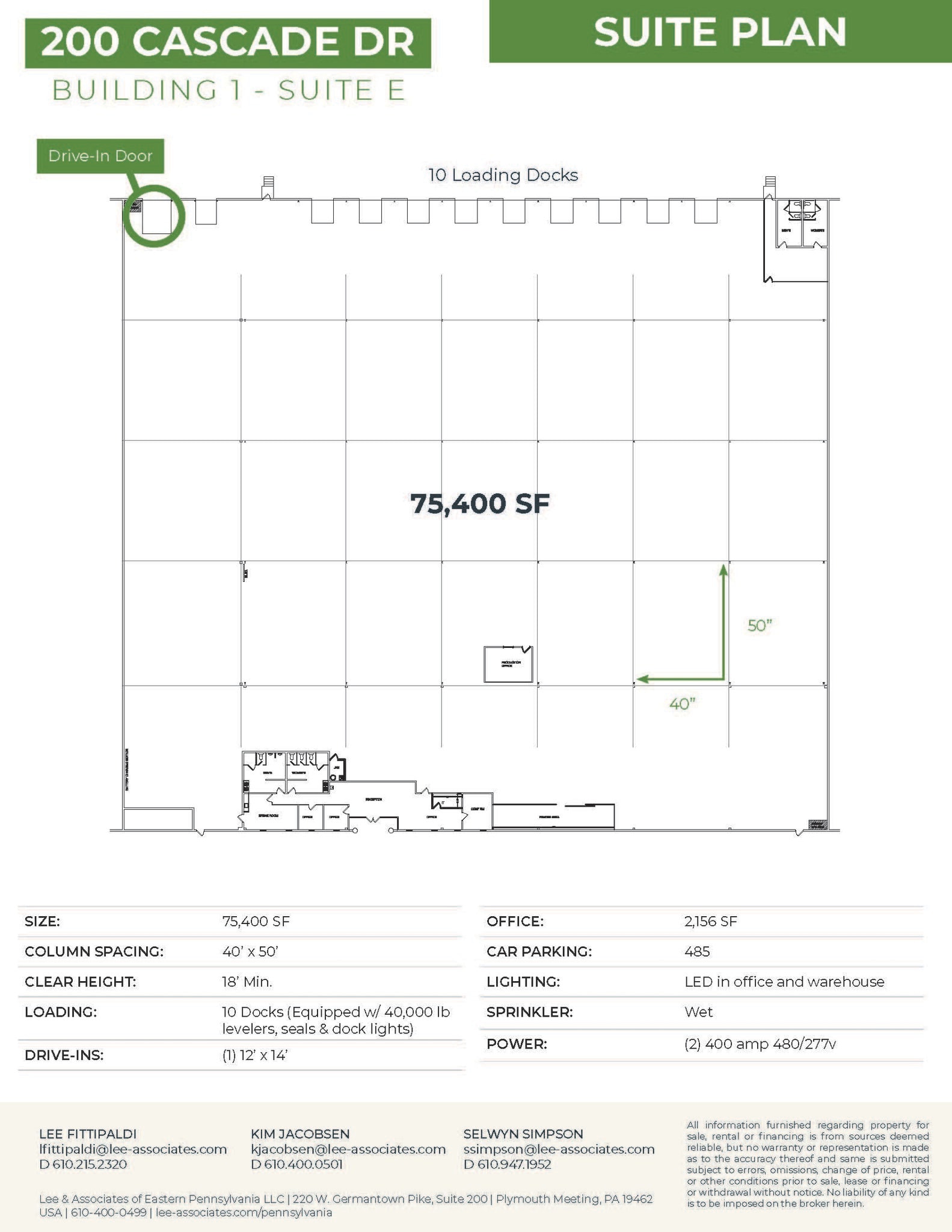 200 Cascade Dr, Allentown, PA to rent Floor Plan- Image 1 of 1