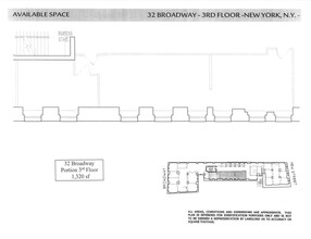 32 Broadway, New York, NY for rent Floor Plan- Image 1 of 1