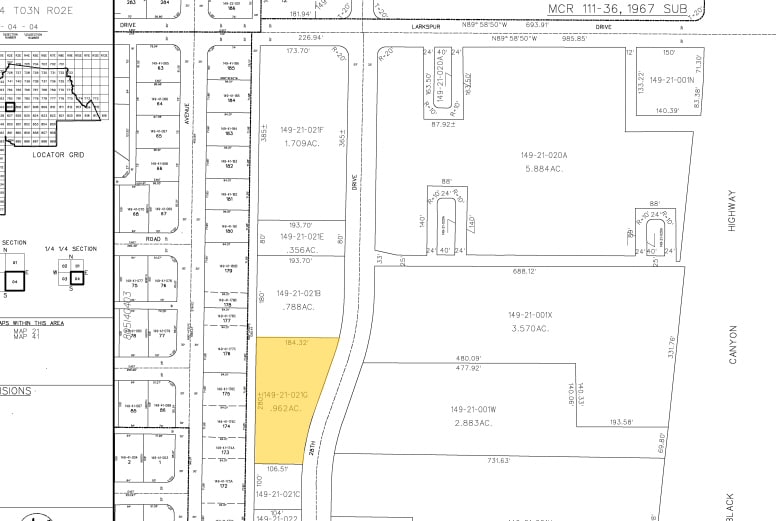 12416 N 28th Dr, Phoenix, AZ to rent - Plat Map - Image 2 of 4