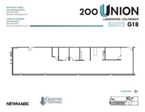 200 Union Blvd, Lakewood, CO to rent Floor Plan- Image 1 of 2