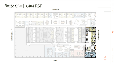 515 S Flower St, Los Angeles, CA for rent Floor Plan- Image 1 of 1