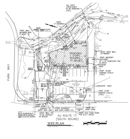 207 Route 17 South, Upper Saddle River, NJ for rent - Site Plan - Image 2 of 2