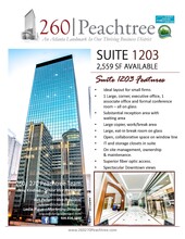 260-270 Peachtree St NW, Atlanta, GA for rent Building Photo- Image 1 of 3