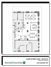 8 King St E, Toronto, ON for rent Floor Plan- Image 1 of 1