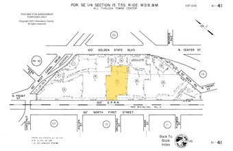 667-757 N Golden State Blvd, Turlock, CA for sale Plat Map- Image 1 of 7