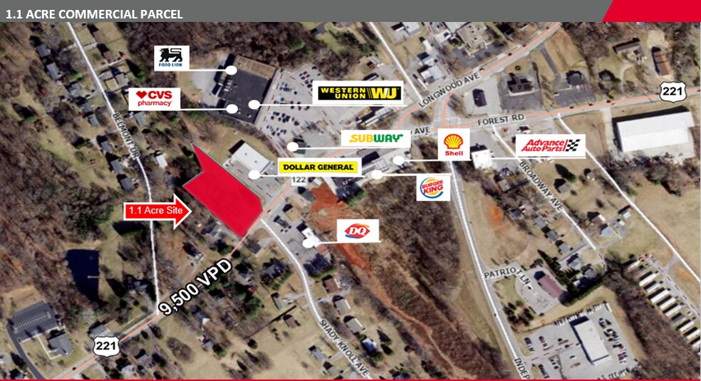 1503 Longwood Ave, Bedford 24523 Land for Sale UK