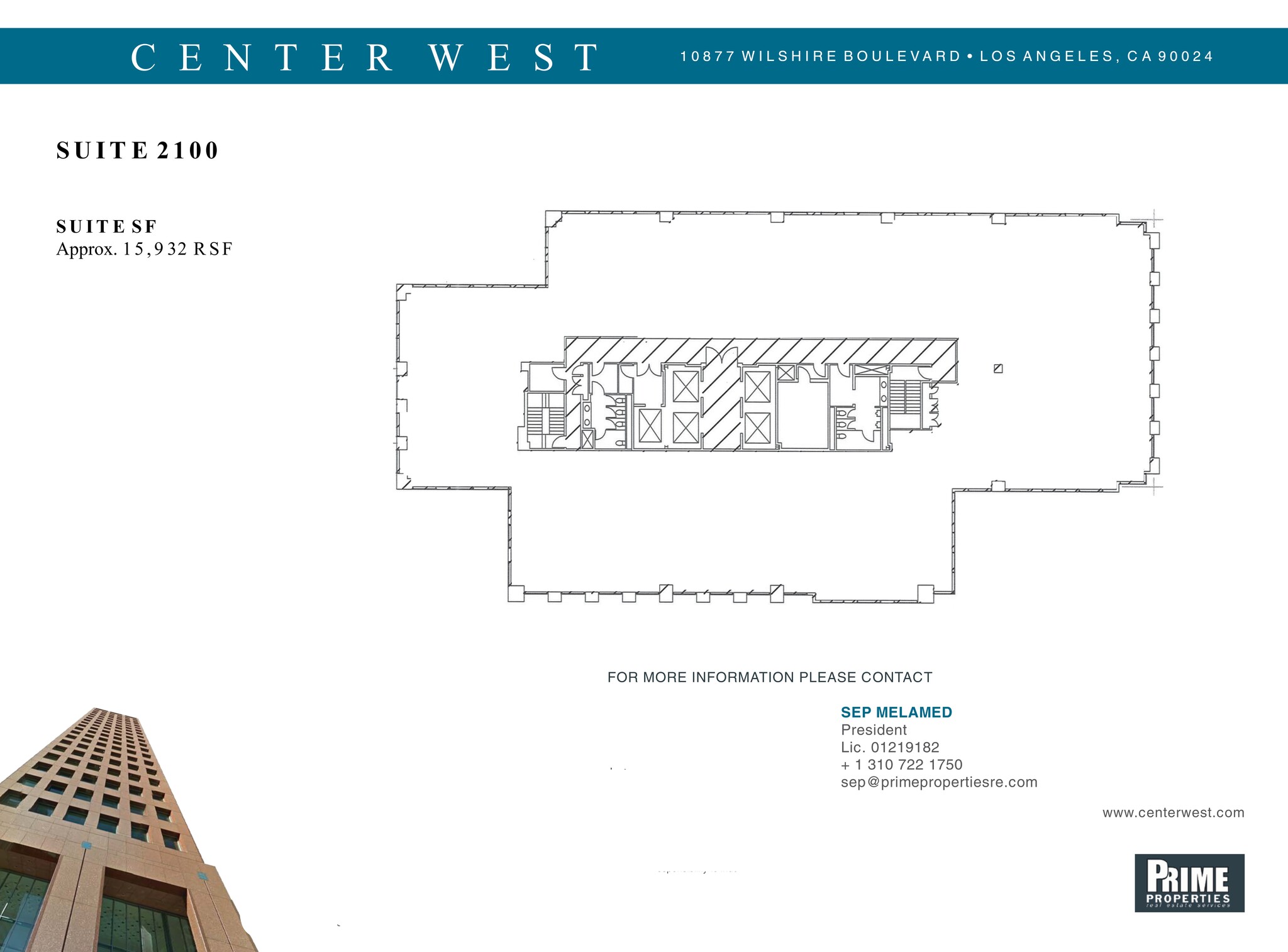 10877 Wilshire Blvd, Los Angeles, CA for rent Site Plan- Image 1 of 1