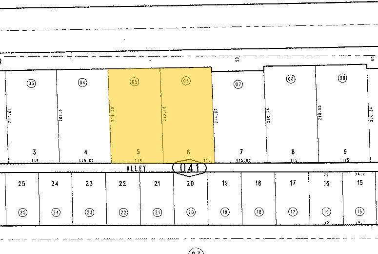 Twentynine Palms Hwy, Twentynine Palms, CA for sale - Plat Map - Image 2 of 2