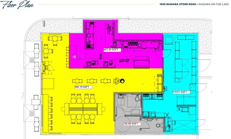 1630 Niagara Stone Rd, Niagara-On-The-Lake, ON for rent - Typical Floor Plan - Image 1 of 1