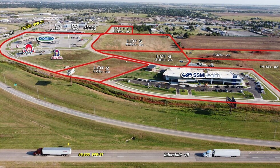 NEQ I-40 & HWY 81, El Reno, OK for rent - Building Photo - Image 1 of 4