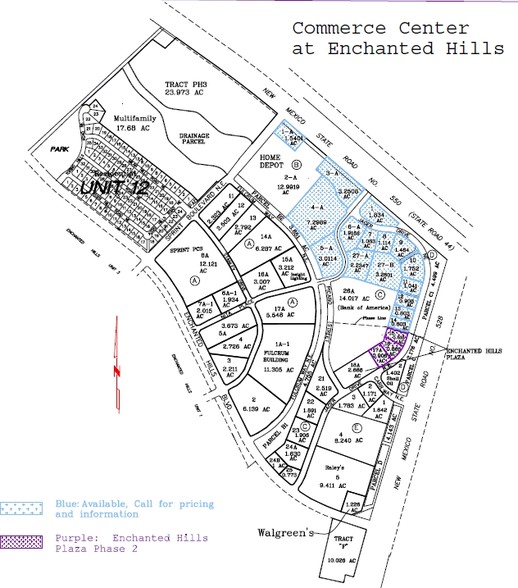 NM-550, Rio Rancho, NM for sale - Plat Map - Image 2 of 2