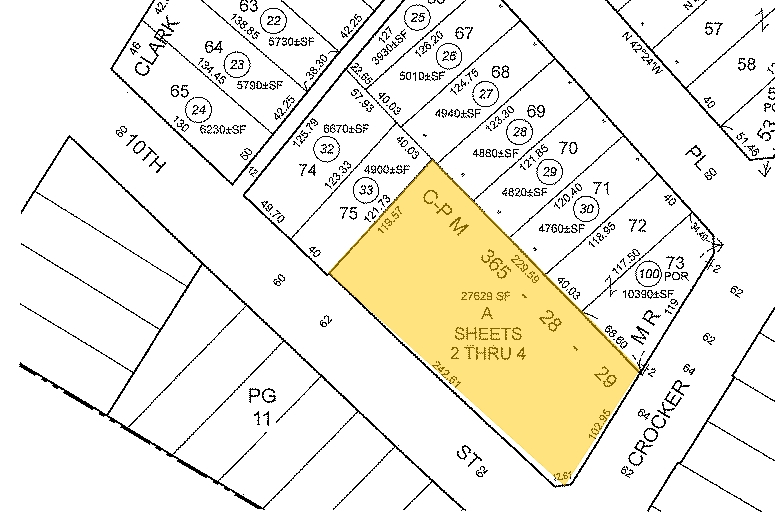 747 E 10th St, Los Angeles, CA for sale - Plat Map - Image 2 of 30