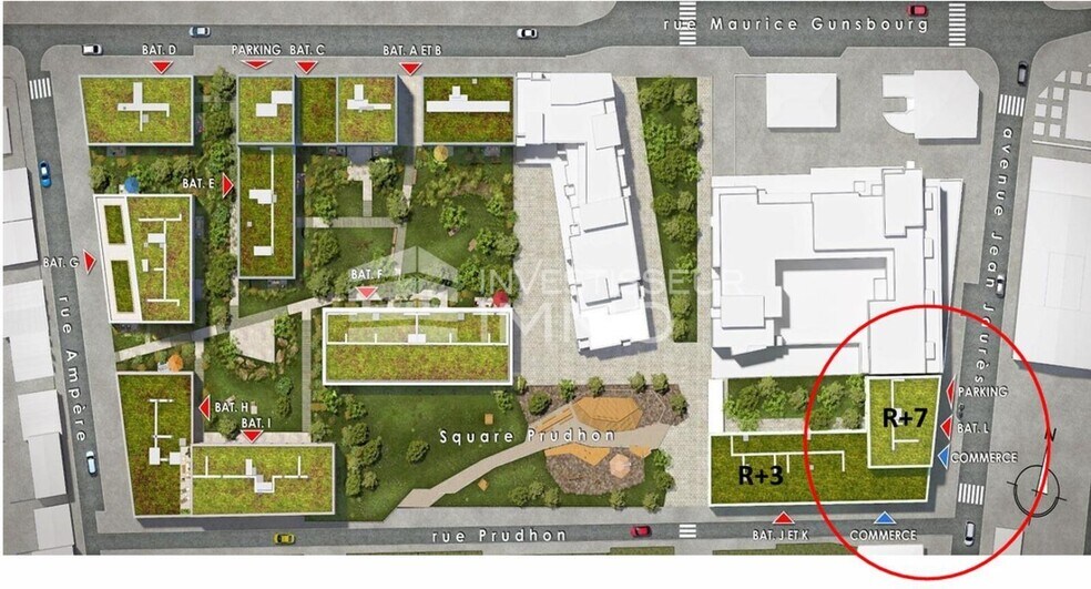 Retail in Ivry-sur-Seine to rent - Site Plan - Image 2 of 3