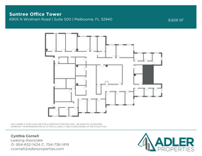 6905 N Wickham Rd, Melbourne, FL for rent Floor Plan- Image 1 of 1