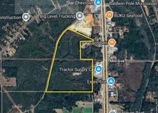 001 Dummy Line Rd, Wiggins, MS for sale Aerial- Image 1 of 13