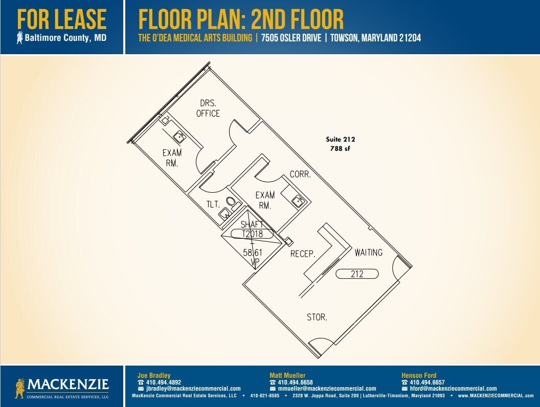 7505 Osler Dr, Towson, MD to rent Floor Plan- Image 1 of 1