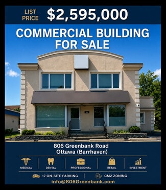 More details for 806 Greenbank Rd, Ottawa, ON - Office for Sale