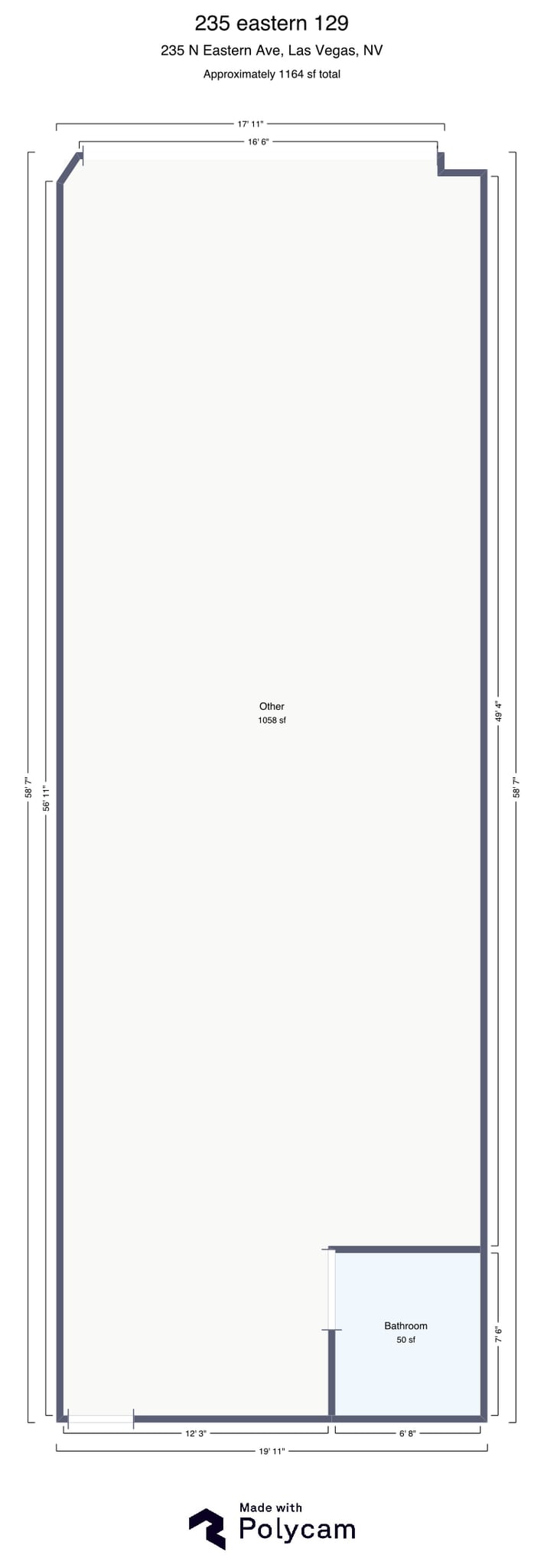 Eastern, Las Vegas, NV to rent Floor Plan- Image 1 of 4