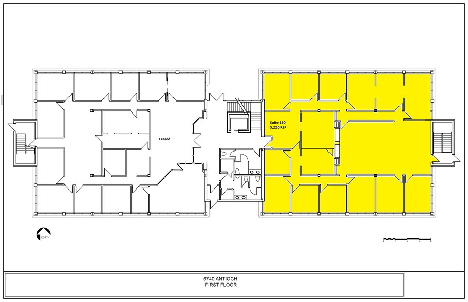 6740 Antioch Rd, Merriam, KS for rent - Floor Plan - Image 2 of 6